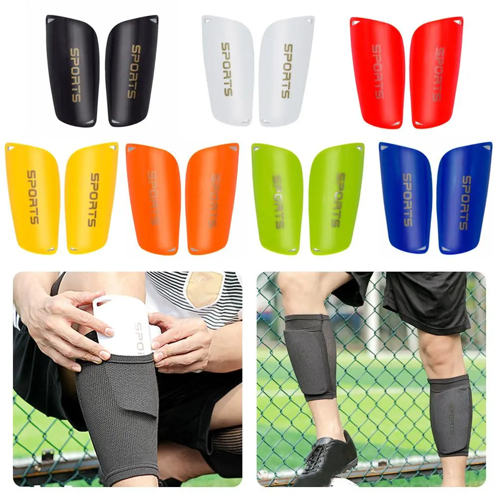 Football Shin Guards 2pcs Football Shin Board Sports Knee Board Double Layer Insert Type Protective Board For Children's Foot Protection Board Insert Protective Equipment