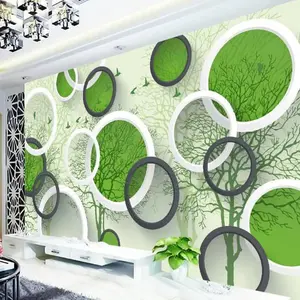 Wallpaper Sticker Dinding Panjang 9 Meter Dekorasi Ruang Tamu Motif Bunga Termurah PVC