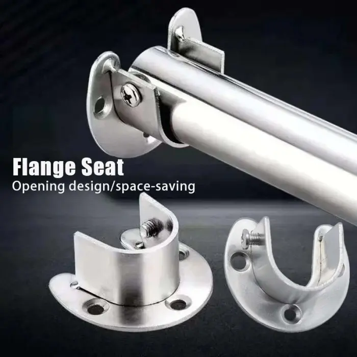 Bracket Pipa Gantungan Baju  25 / 32mm Bracket Pipa Besi Kuping Gantungan Lemari