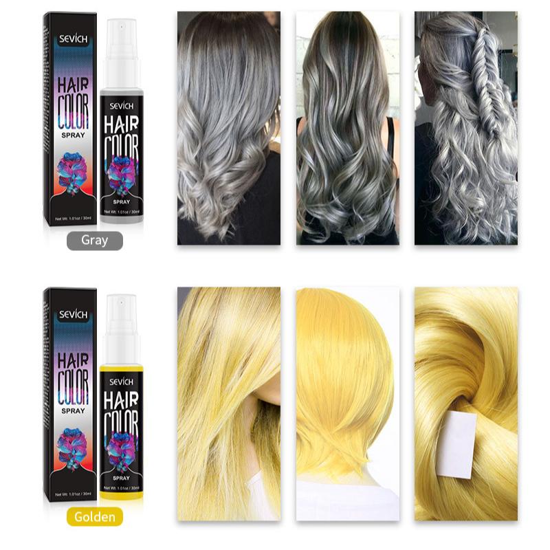Product Introduction of Color Liquid Spray Temporary Hair Dye Unisex Hair Color Instant Color Dye Washable Hair Color Dye Fashion Beauty Makeup염색샴푸 2