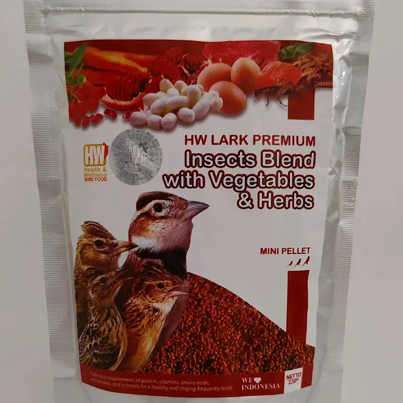 Hw Lark Premium Voer Mini Pelet Pakan Branjangan 2
