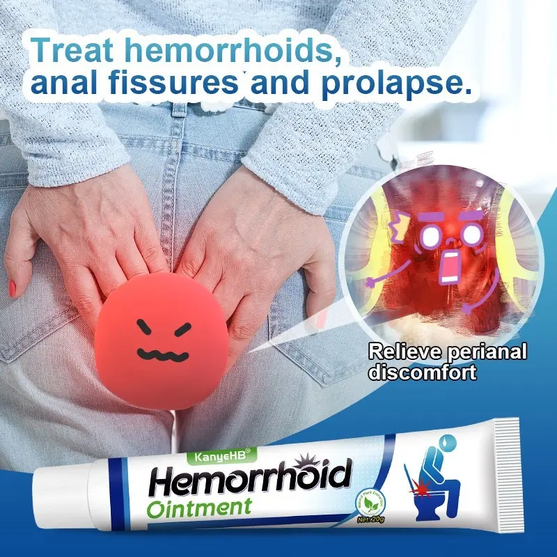 Hemorrhoids Treatment Ointment Cream Health Pain Relief Healthcare Therapy Therapeutic Healing Solution