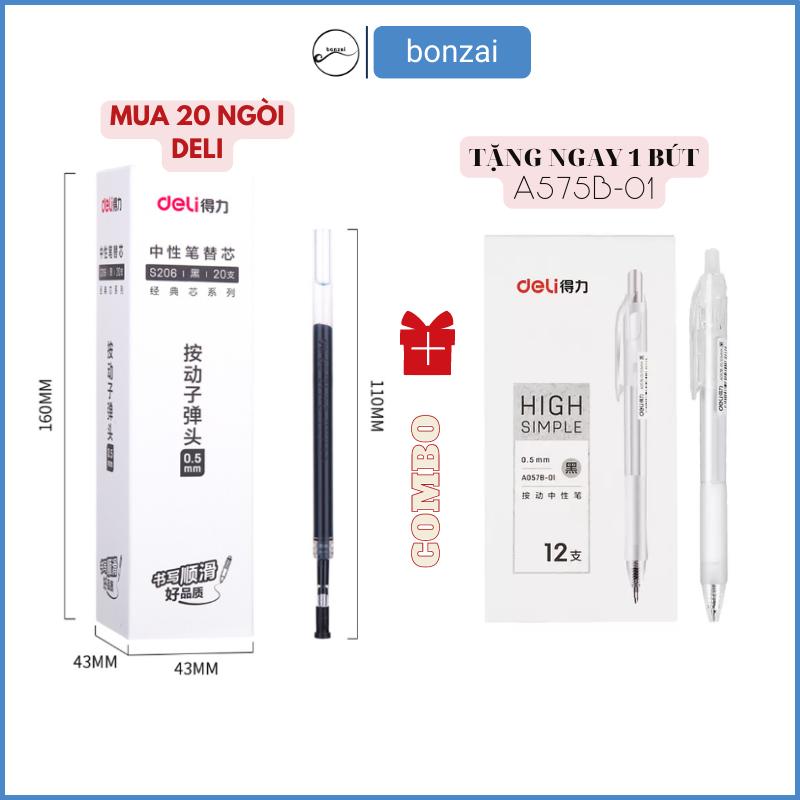 COMBO 20 Ngòi Deli S206 Tặng Ngay 1 Bút A057B-01
