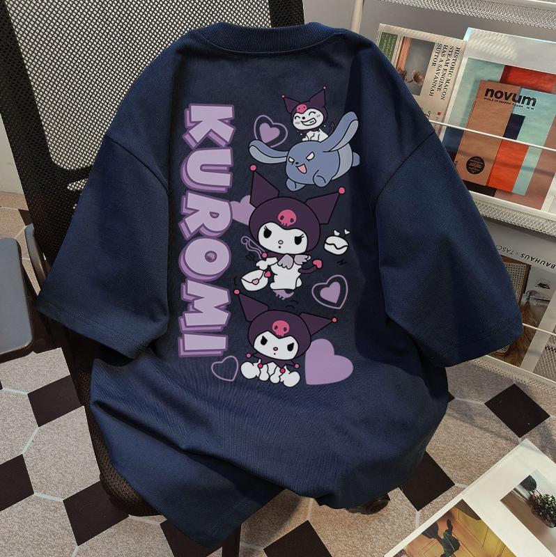 Product Introduction of 100% Cotton Sweet Cute Clow M Printed Oversize Top for Women Unisex 6