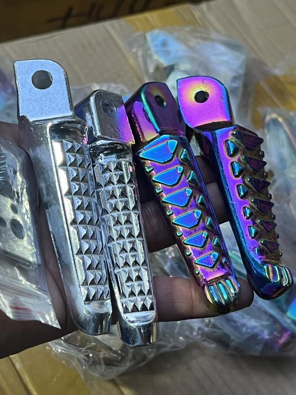  Gác chân nhôm sau lắp cho các dòng xe honda yamaha inox titan như wave sirius exciter dream 