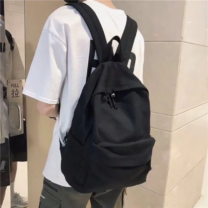 [BEST SELLER] Balo thời trang Bealux Form Hàn Quốc vải trơn, mềm, trống thấm, chất lượng cao - trơn Đeo Vai Backpack, size 30x40x13cm | BigBuy360 - bigbuy360.vn