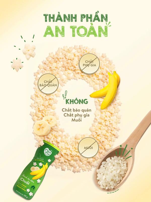 Bánh ăn dặm hũ Mămmy vị trái cây và rau củ giúp hỗ trợ tiêu hoá cho bé 6 tháng tuổi, hũ 32-50g bánh  ăn  vặt  đủ  loại  cho  bé bánh  ăn  dặm  gerber  vị  phô  mai 3