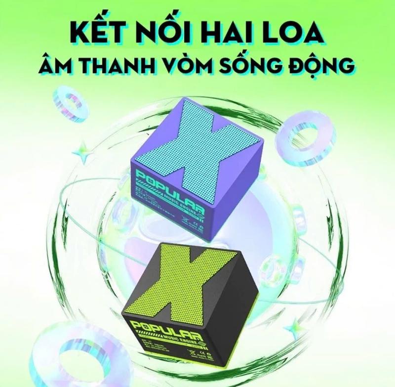 Loa Bluetooth cực trầm, chất lượng âm thanh cao, nhỏ gọn dễ dàng mang đi, Loa X mini bass mạnh mẽ 3