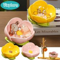 Gambar Vixplorn Tempat Penyimpanan Keramik Berbentuk Tulip / Atakan Bunga Tulip Keramik / Wadah Cantik Untuk Kunci & Aksesoris / Dekorasi Rumah Aesthetic - B-Merah muda dari Vixplorn official Kab. Tangerang 1 Tokopedia
