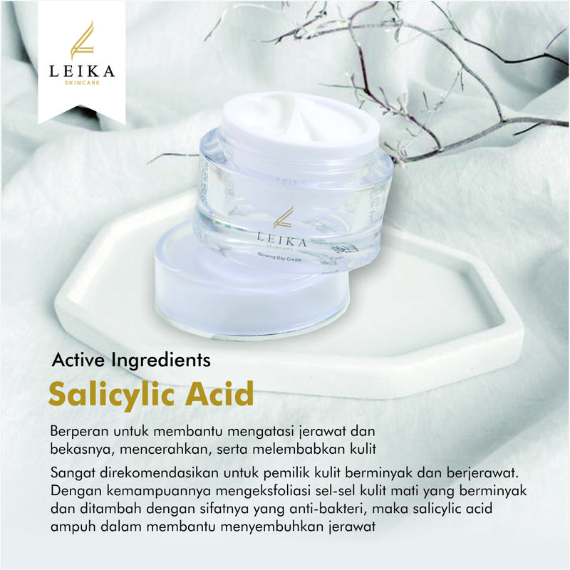 Paket 2in1 Leika skincare series penghilang jerawat dan bekasnya penghilang jerawat paling ampuh penghilang bekas jerawat bopeng Obat jerawat bruntusan skincare jerawat paket acne Perawatan Wajah Berjerawat 2
