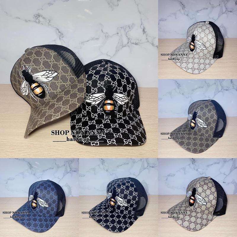 ￼Mũ Lưỡi Trai, Nón Kết G Chì In Con Ong, Phối Lưới Tạo Độ Thoáng Cho Đầu, Phong Cách Thời Trang Cho Cả Nam Nữ Kaki Hat Cap