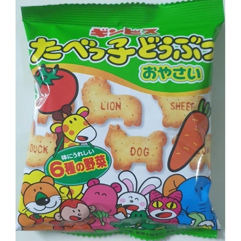 [Tách lẻ] Bánh ăn dặm hình thú Ginbis của Nhật cho bé 8M+ (27g) 2