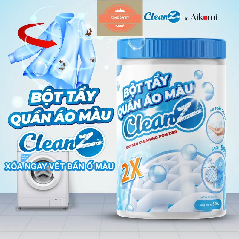 Bột tẩy vết bẩn đa năng Oxi Clean Z- Tẩy vết bẩn, nấm mốc, ố vàng, khử khuẩn an toàn Làm Sạch 1
