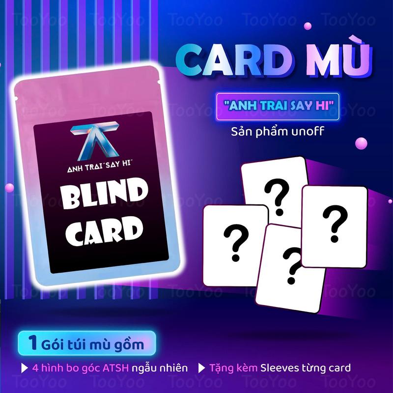 Túi mù 4 card bo góc Anh Trai Say Hi TooYoo BK01396