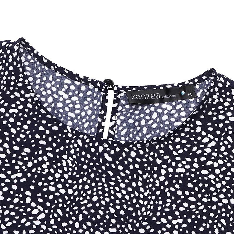 Product Introduction of SS24 Women Muslim Long Sleeve Abaya Kaftan Polka Dots Casual Loose Shirt Dress 2023. 11