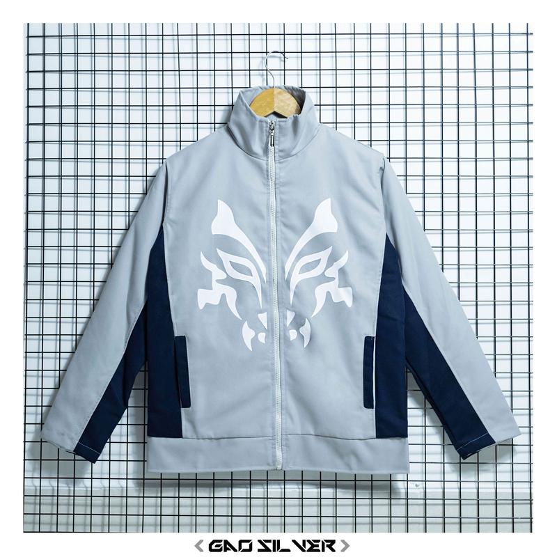  Áo Khoác Gaoranger Silver Kaki Hình In Unisex Menswear 