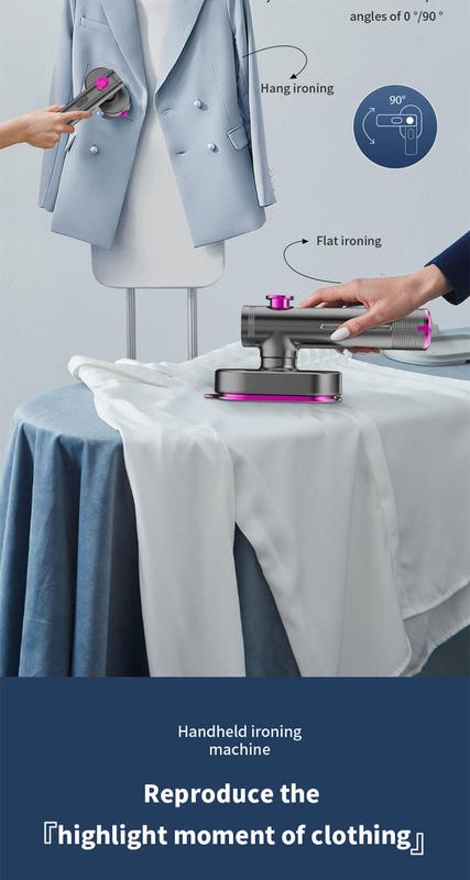 Product Introduction of Portable Mini Steam Iron For Clothes Foldable Handheld Electric Ironer Wet Dry Garment Steamer Ironing Machine Travel Home Appli 18
