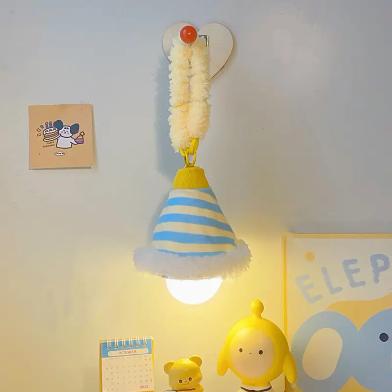 Đèn Treo Tường Đèn Ngủ Nhỏ Đồ Trang Trí Phòng Ngủ, Thiết Kế Dễ Thương, Thích Hợp Để Ngủ, Đèn Chùm Tạo Không Khí Treo Đầu Giường Phòng Ngủ Ban Đêm