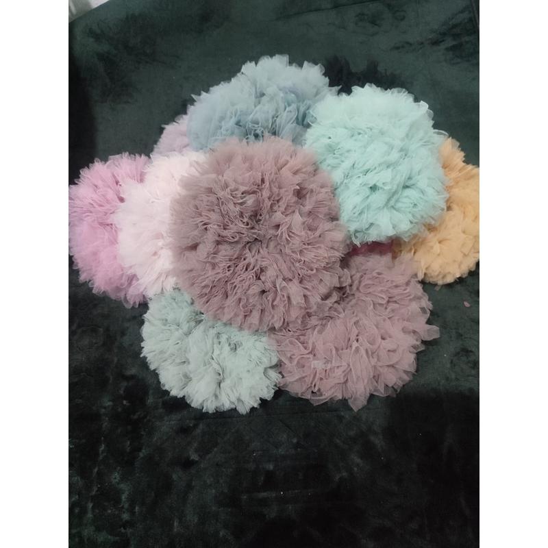 PROMO CEPOL/SCRUNCHIE HIJAB TULLE bahan tile premium gresd A 4