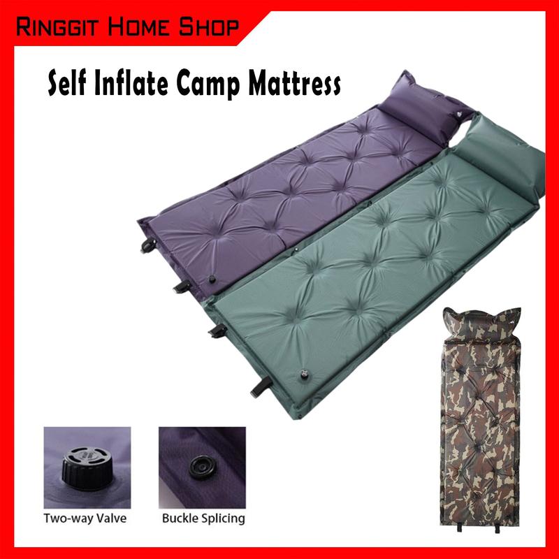 Self Inflate Camp Mattress Weatherproof Heatproof Outdoor Be - TikTok ...