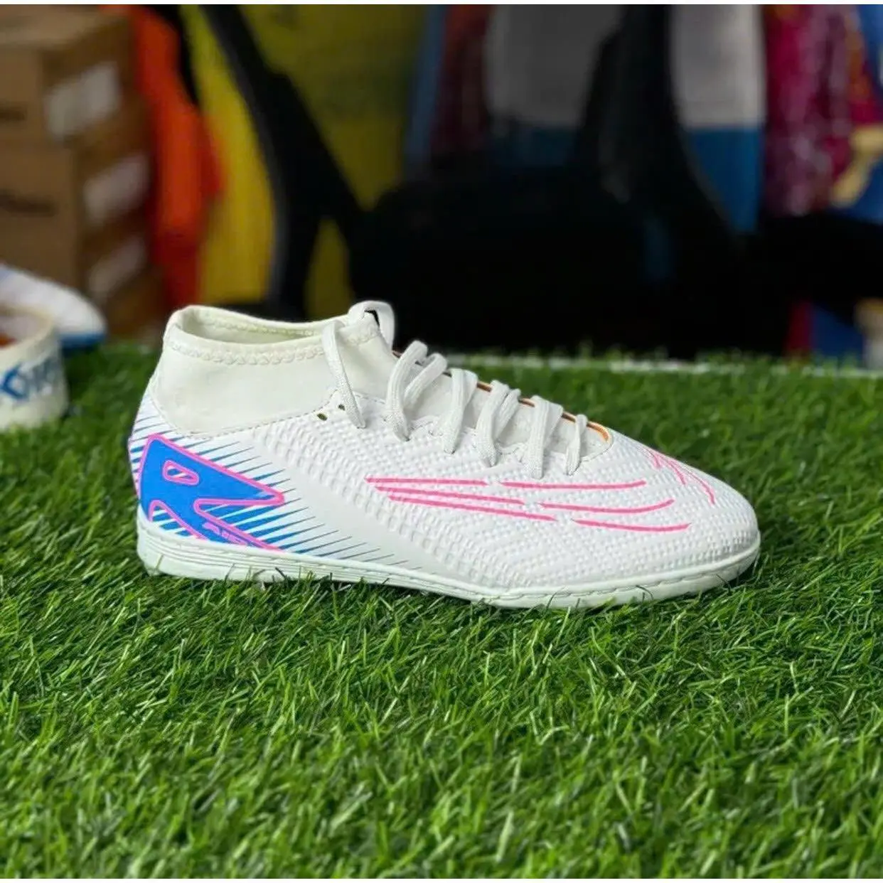 Giày Bóng Đá Vapor 16 Cổ Chun VN Đế Đệm Airzoom Ôm Chân Bám Sân Tốt - Sport, Sneaker