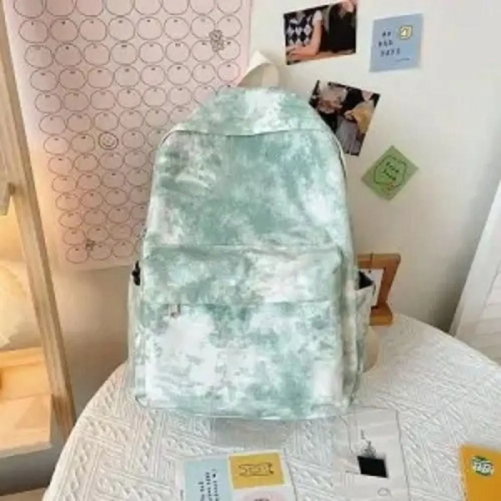 Ba Lô Dễ Phối Đồ, Chất Liệu Nylon Hợp Xu hướng Màu Đen, Xám, Trắng Và Đỏ, Không Thấm Nước, Thích Hợp Cho Học Sinh Đi Học, Có Thể Giặt Được, Dung Tích Lớn, Có Thể Mang Theo Máy Tính, Unisex