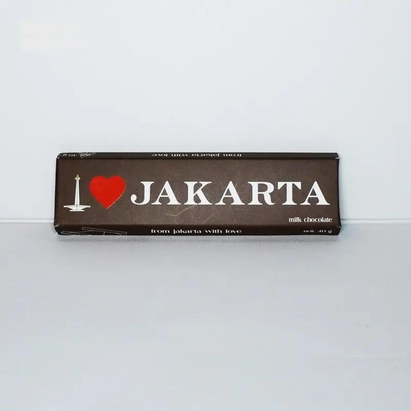 CHOCODOT I LOVE JAKARTA MILK CHOCOLATE 40GR 0