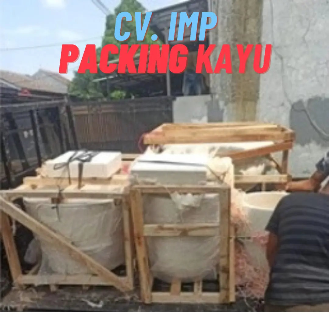 Packing Kayu Wastafel & Pot Bunga Terrazzo