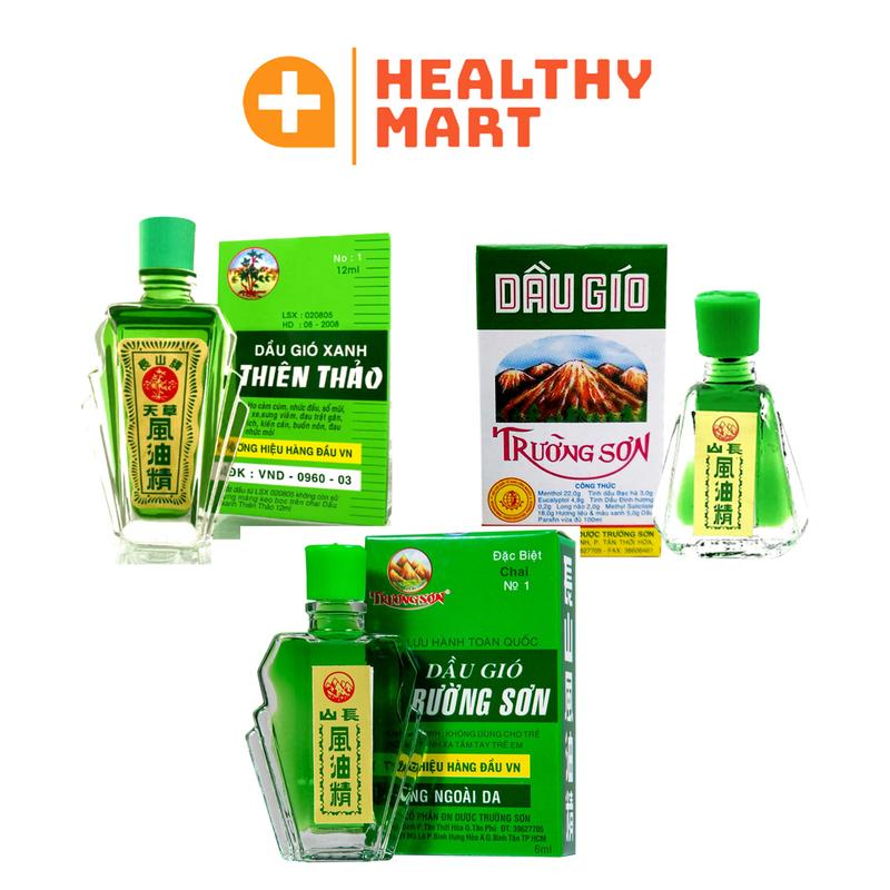 Dầu gió xanh Trường Sơn Thiên Thảo - các size - phòng ngừa cảm mạo, giảm ngưa do côn trùng đốt, chống say tàu xe