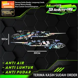 Sticker Cutting TRIBAL MODIFICATION KANAN KIRI Cocok Untuk Motor Dan Mobil TS-Seticker CT0017-1