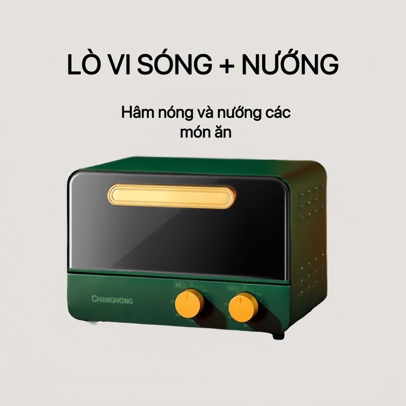 Lò vi sóng mini đa năng, lò nướng điện mini đa năng