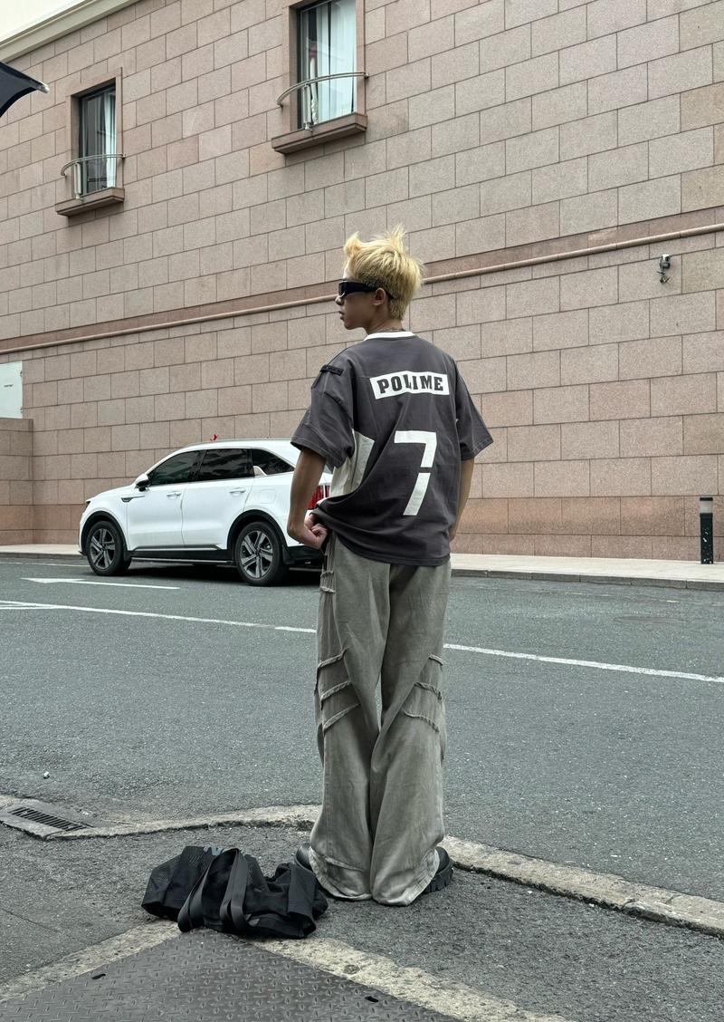 Product Introduction of Áo Phông boxy block core bóng đá retro thể thao phối màu jersey tay lỡ oversize form rộng unisex cặp đôi bóng chày px pandax polime Menswear Nam 13