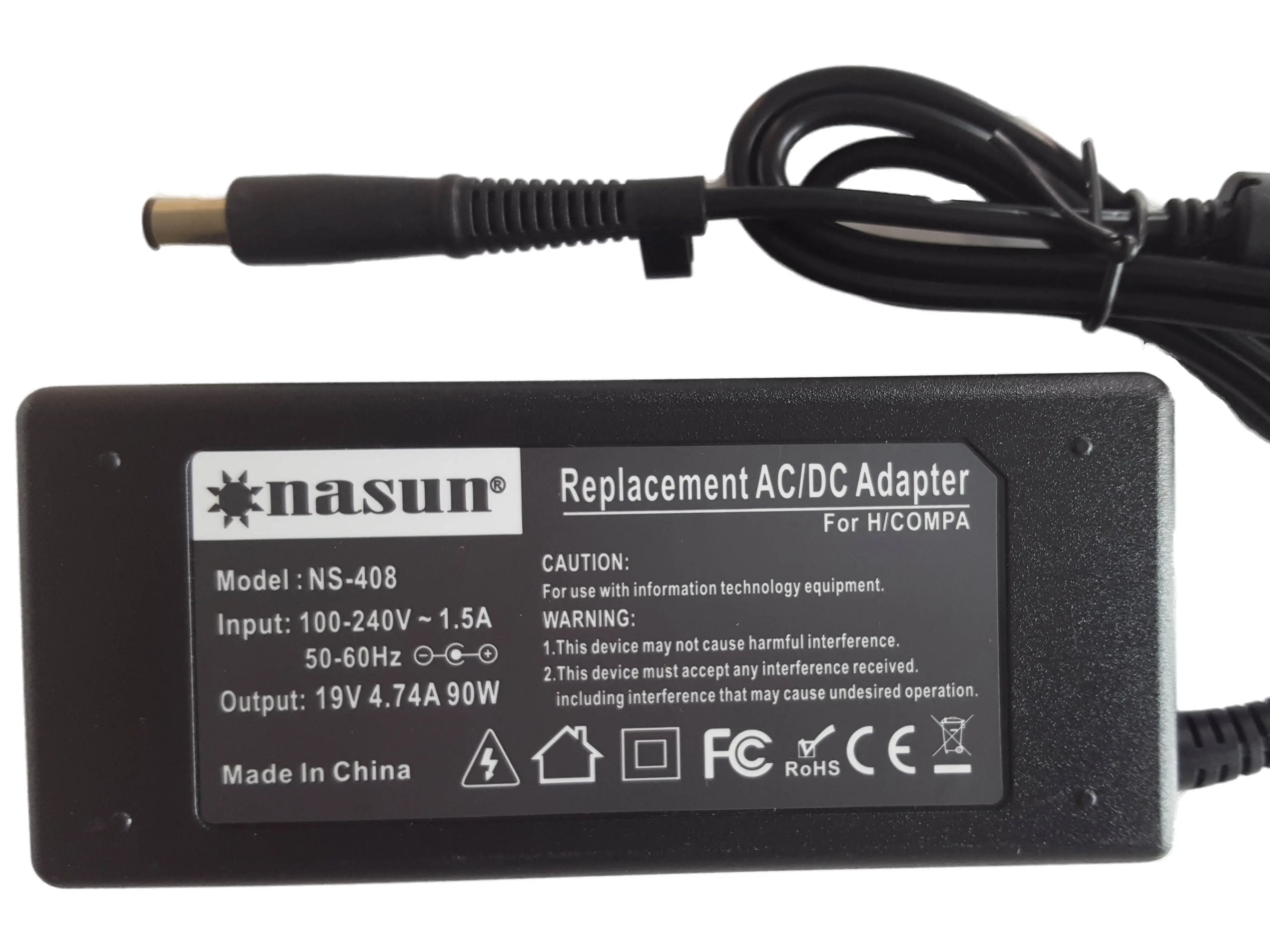 Sạc laptop HP chân kim to 19V-4.74A (90W) Model NS-408