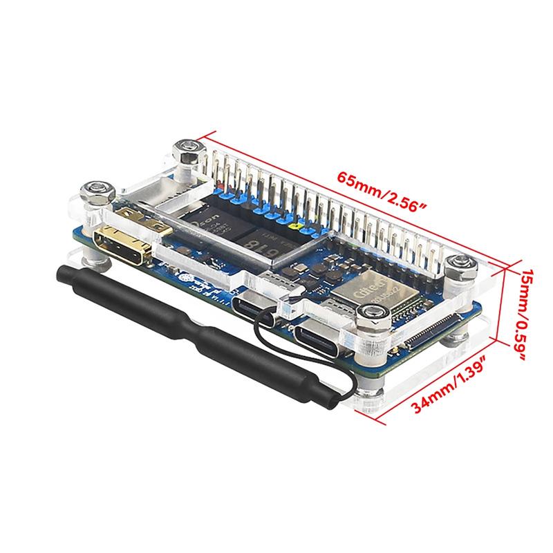 Hộp Vỏ Nắp, Cho Bảng Phát Triển OrangePi 2W, Vỏ Acrylic Cho Bảng Chính OrangePi Zero2W, Vỏ Bảo Vệ 1