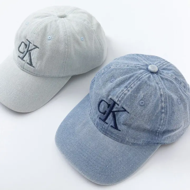 Mũ Bóng Chày Mũ Lưỡi Trai, Phong Cách Cổ Điển Mới, Chất Liệu Denim Làm Cũ, Có Thêu Chữ, Mũ Lưỡi Trai Nóng Bỏng, Thích Hợp Cho Nam Và Nữ