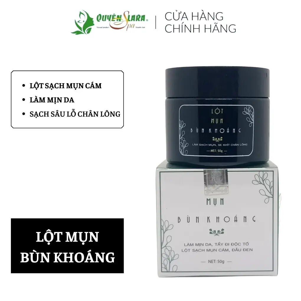 LỘT MỤN BÙN KHOÁNG -QUYÊN LARA -CHÍNH HÃNG
