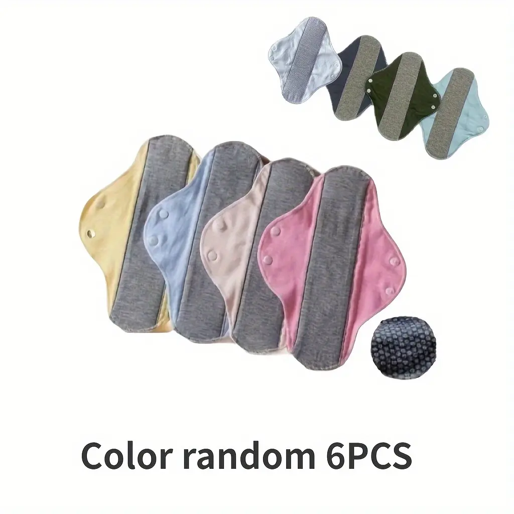 [Popular Choice] 5/6pcs of Washable Pure Pads for Adults: Waterproof and Leak-Proof Sanitary Napkins, Diaper Pads, Graphene Underwear Pads for the Elderly
