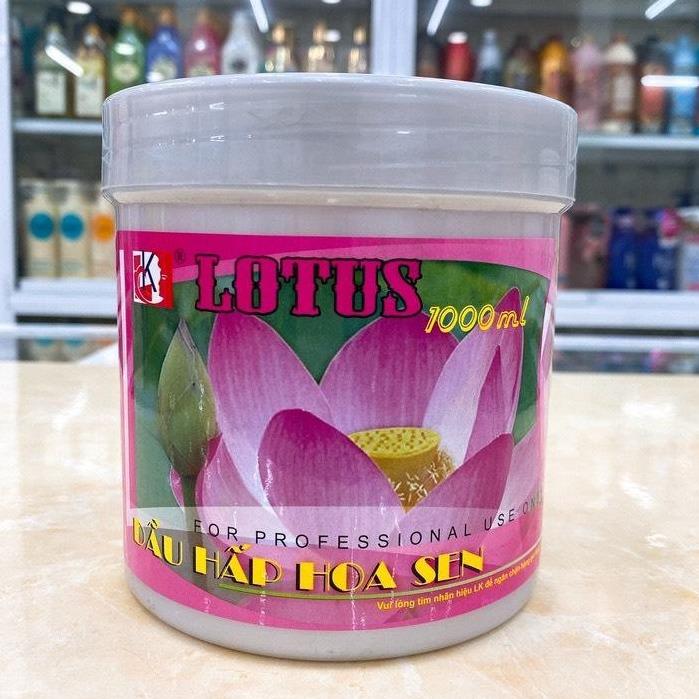 Kem ủ tóc HOA SEN LOTUS 1000ml 1
