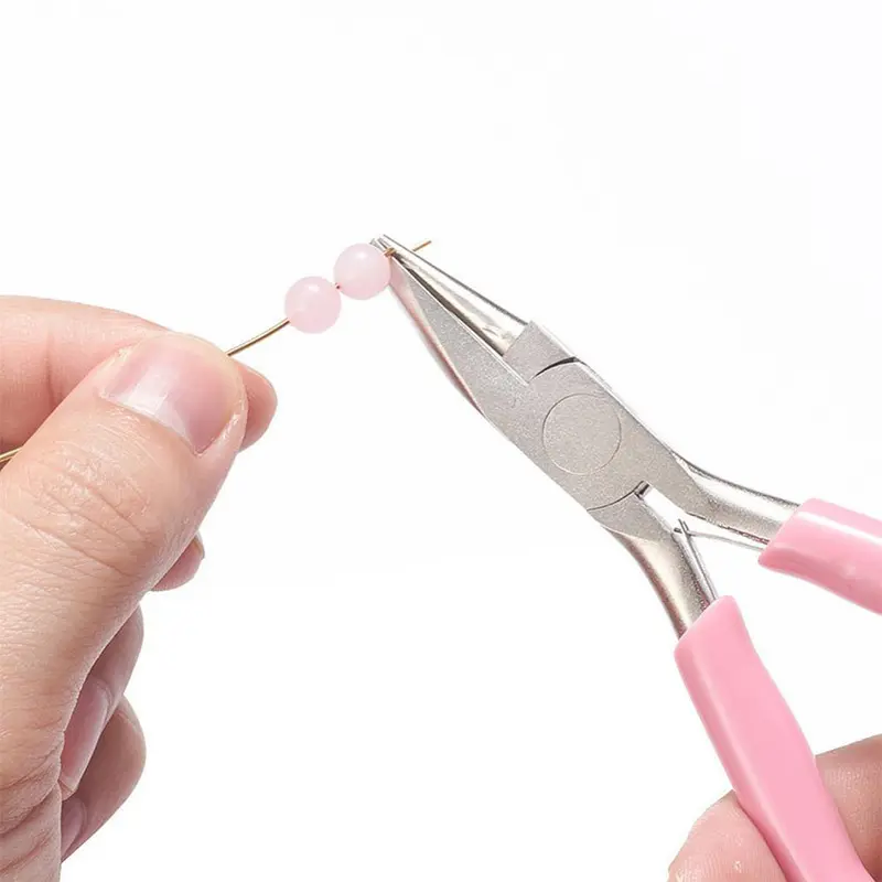 Tang Loop Pembulat Kawat Handmade Pink / Tang Umpan Concave Bulat untuk Jig Metal 7