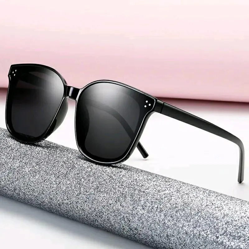 Kacamata hitam titik 3 pria wanita korea fashion mata kucing Eyewear Sunglasses 3