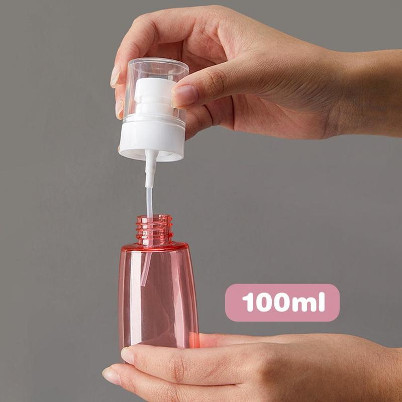 Cosmetic Water Bottle, 1 Count Portable Letter Print Spray Bottle, Fine Plastic Water Mist Spray Bottle for Skin Care, Hairstyle, Cleaning, Disinfection 3