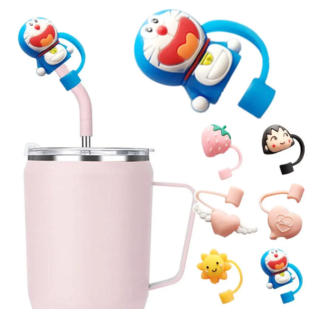 Drinking Cup Accessory Kitchen Tool Straw Tips Cover Proof Tips Straw Splash Cap Drinking Plug U2D5