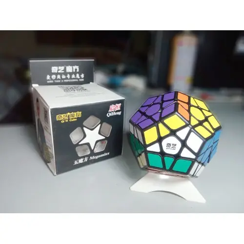 Rubik 12 mặt QiYi Megaminx QiHeng - Viền đen - Sticker 2
