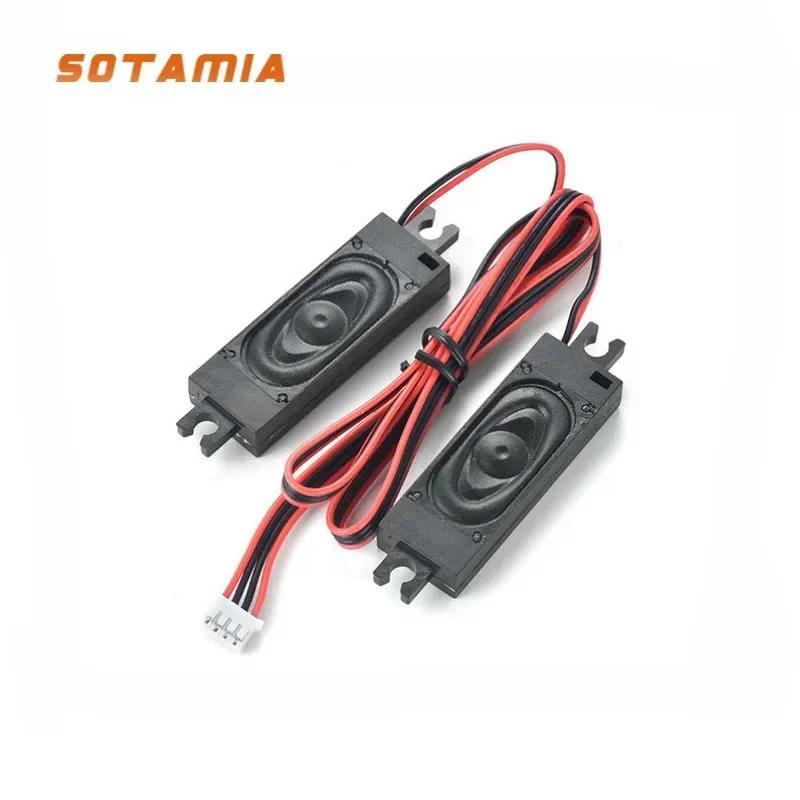 SOTAMIA 2Pcs Mini Speaker 8 Ohm 2W Audio Loudspeaker DIY Advertising Machine TV Speaker PC Computer Smart Home Loudspeaker Smartphone 0