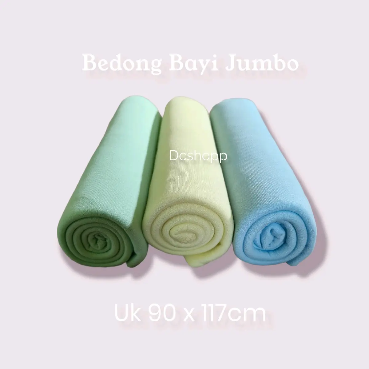(3pcs) BEDONG BAYI JUMBO SERI PASTEL UK 90 X 110CM SNI MURAH TERLARIS!!!