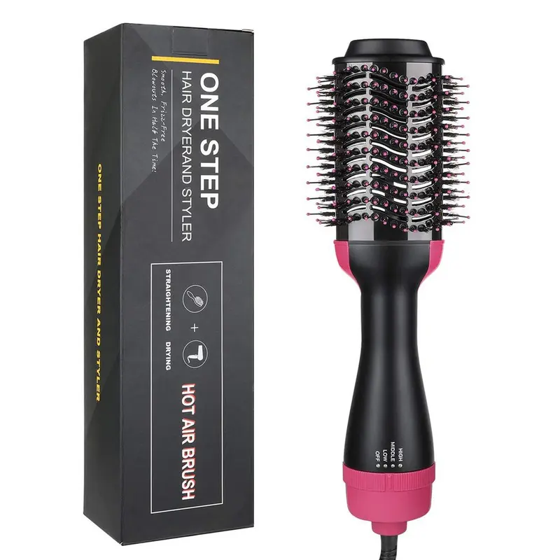 Sisir Gemei Professional Hair Straightener Brush NEW MODEL] Gemei