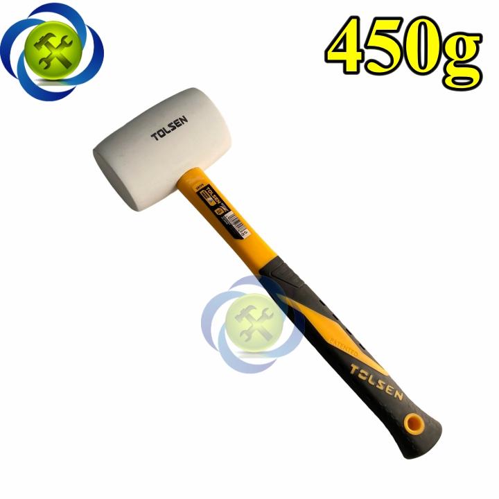 Búa cao su trắng 450g Tolsen 25175 0