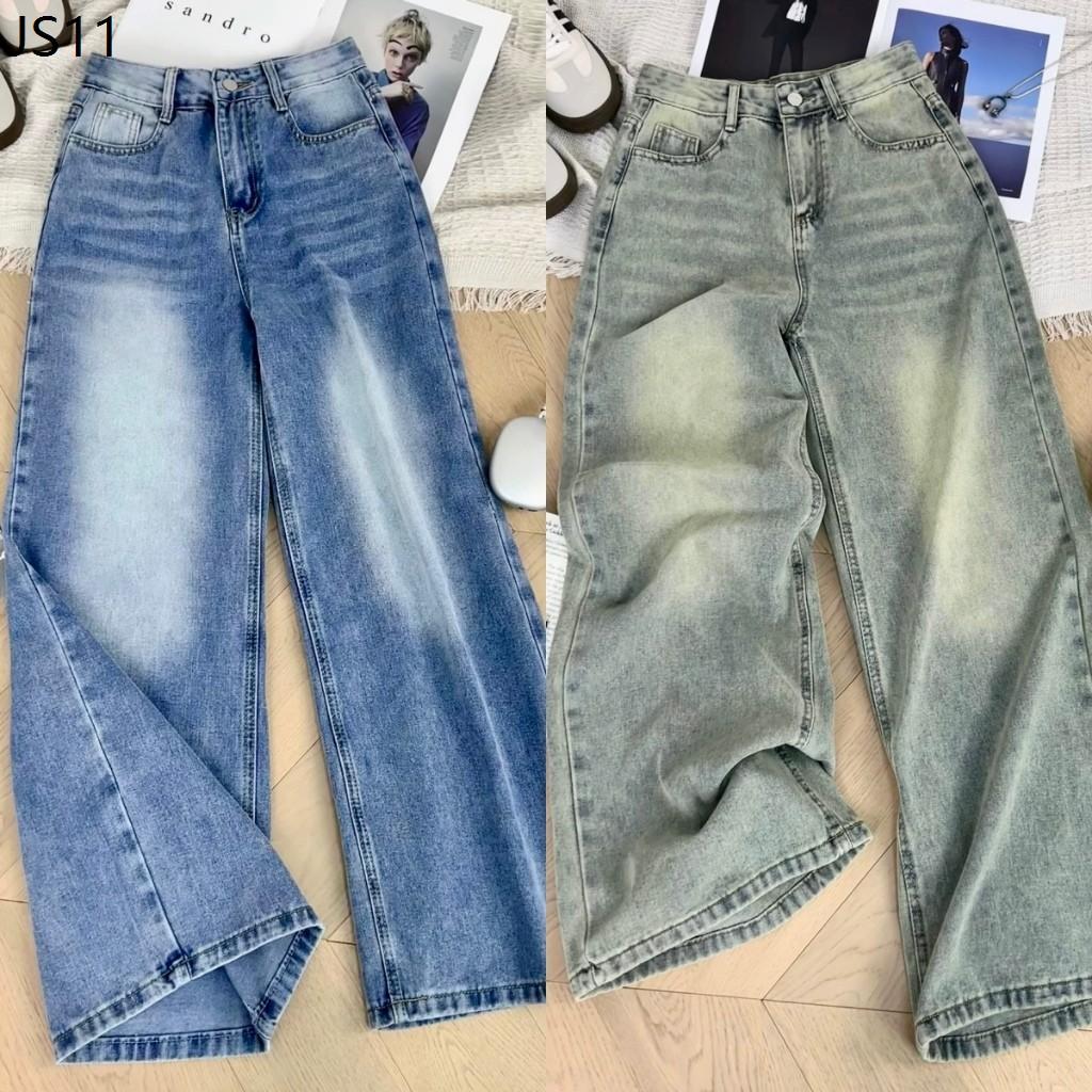 ลดพิเศษ กางเกงยีนส์ขายาว กางเกงยีนส์เอวสูง หลายสีให้เลือก ผ้าใส่สบาย ช่วยพลางหุ่น สวยๆเก๋ๆ #011153 ก