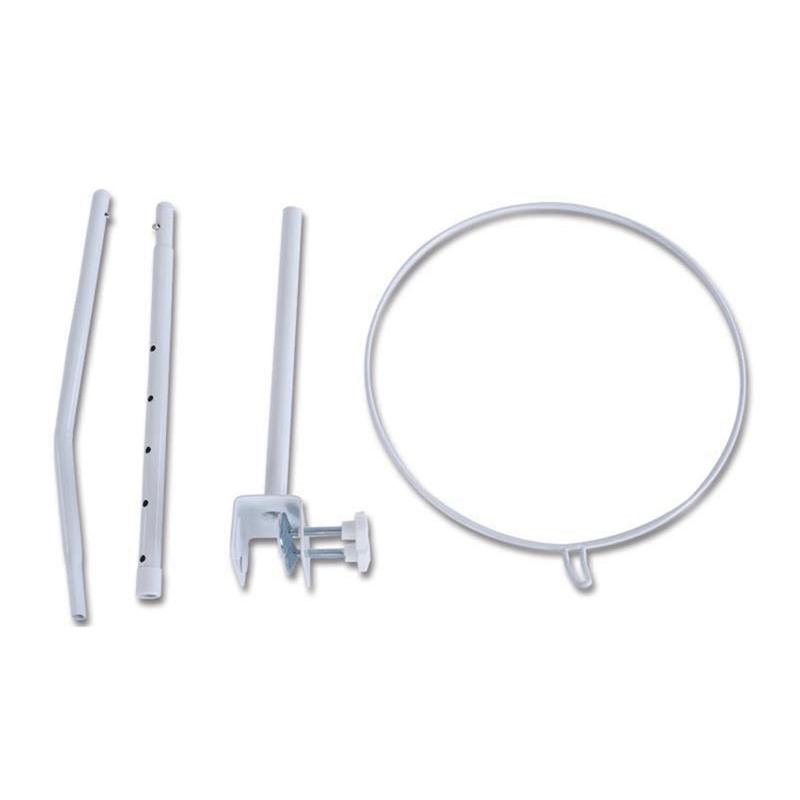 Adjustable Mosquito Net Stand Holder for Baby Crib Cot Bed Clip-On Bracket Iron 6