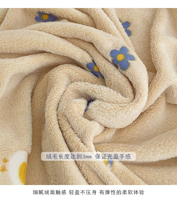 Product Introduction of Chăn, Chăn Ngủ Văn Phòng, Chăn Ngủ, Chăn Điều Hòa Không Khí, Vỏ Chăn Lông Cừu San Hô, Thích Hợp Cho Ký Túc Xá Sinh Viên, Tất Cả Các Mùa, Có Thể Được Sử Dụng Làm Ga Trải Giường 7